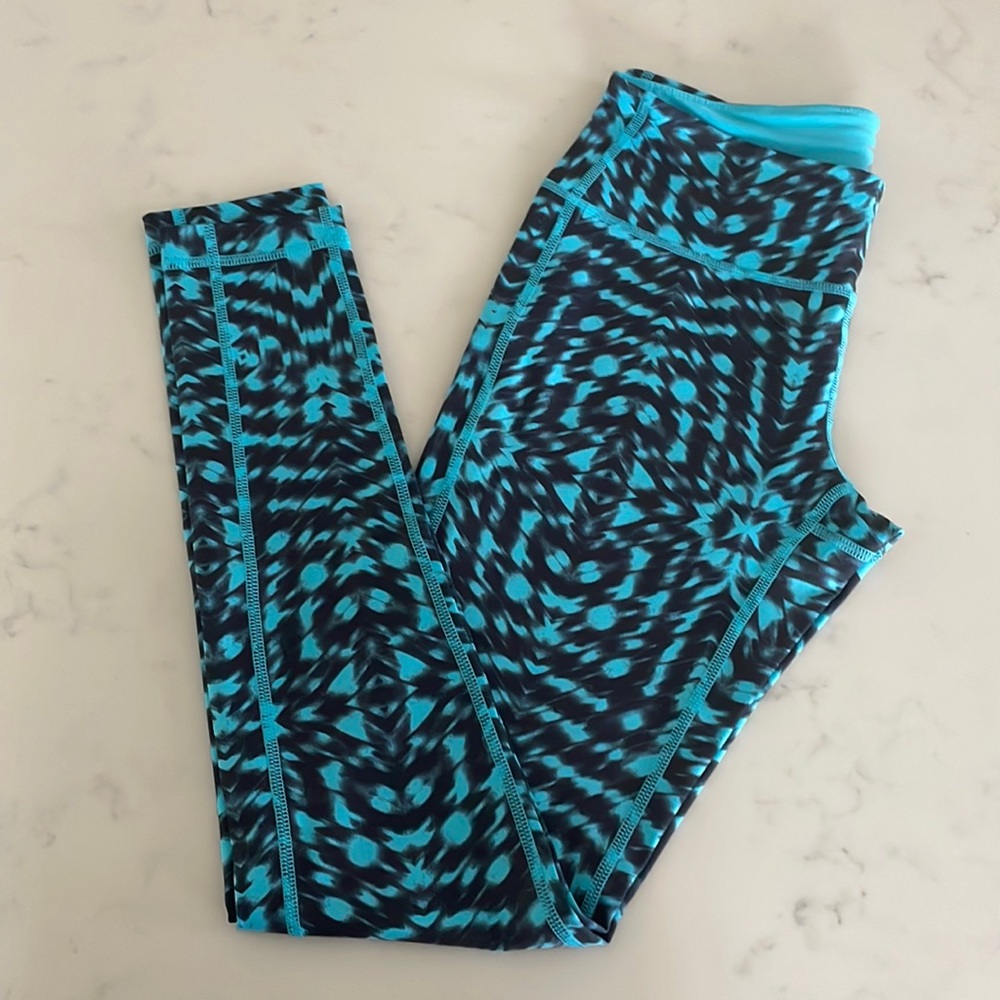 ZELLA Activewear Leggings - Blue Black small